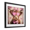 Stupell Industries Cute Cattle Pink Hearts Framed Print Under Glass, design by Shawna Stewart